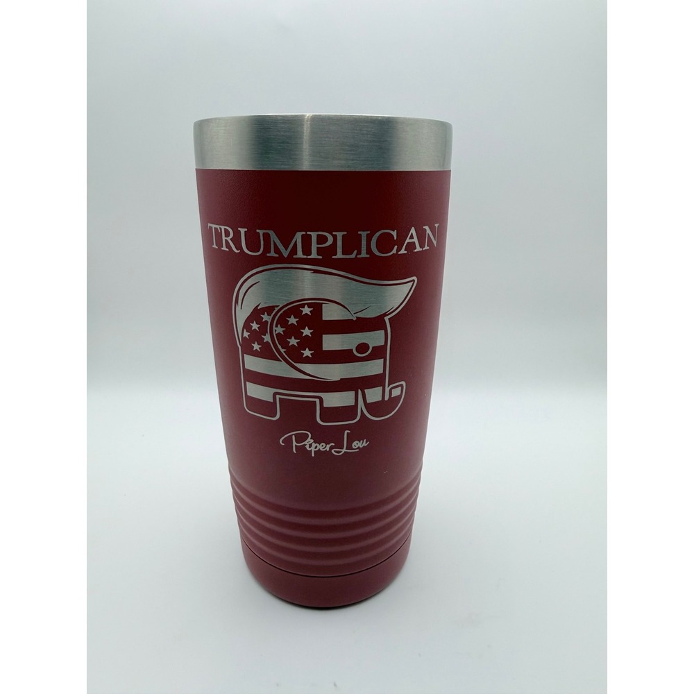 Trumpican Republican‎ Elephant Tumbler Red Insulated Metal Cup Political